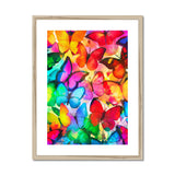 Colorful Butterflies Framed & Mounted Print