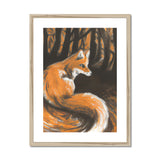 Fox in Forrest Framed & Mounted Print