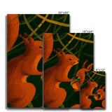 Squirrels in Forrest Eco Canvas