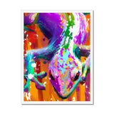 Rainbow Lizard Framed Print