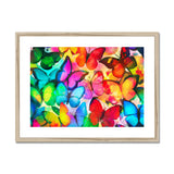 Colorful Butterflies Framed & Mounted Print