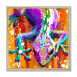 Rainbow Lizard Framed Print