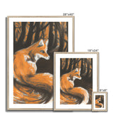 Fox in Forrest Framed & Mounted Print