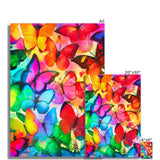 Colorful Butterflies Rolled Canvas