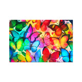 Colorful Butterflies Rolled Canvas