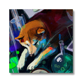 Shiba Inu in Labortary Eco Canvas