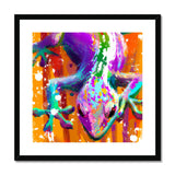 Rainbow Lizard Framed & Mounted Print