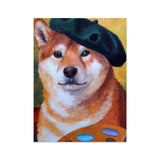 Artist Shiba Inu Wall Art Poster