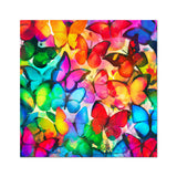 Colorful Butterflies Rolled Canvas