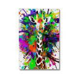 Rainbow Giraffe Eco Canvas