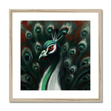 Peacock Framed & Mounted Print