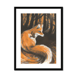 Fox in Forrest Framed & Mounted Print