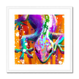 Rainbow Lizard Framed & Mounted Print