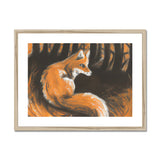 Fox in Forrest Framed & Mounted Print