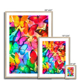 Colorful Butterflies Framed & Mounted Print