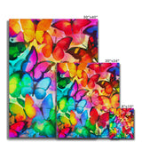 Colorful Butterflies Canvas