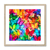 Colorful Butterflies Framed & Mounted Print