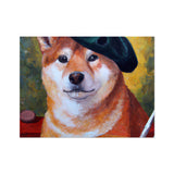 Artist Shiba Inu Wall Art Poster