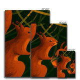 Squirrels in Forrest Eco Canvas