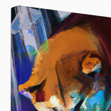 Shiba Inu in Labortary Eco Canvas