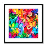 Colorful Butterflies Framed & Mounted Print