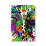 Rainbow Giraffe Eco Canvas