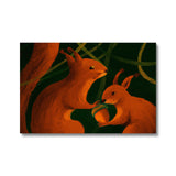 Squirrels in Forrest Eco Canvas