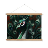 Peacock Fine Art Print with Hanger