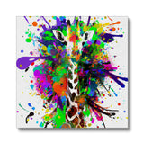 Rainbow Giraffe Eco Canvas