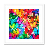 Colorful Butterflies Framed & Mounted Print