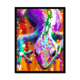 Rainbow Lizard Framed Print