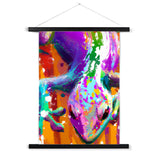Rainbow Lizard Fine Art Print with Hanger