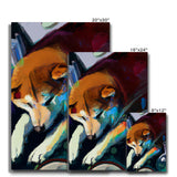 Shiba Inu in Labortary Eco Canvas